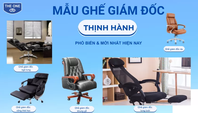 Các Mẫu Ghế Giám Đốc Thịnh Hành Nhất Hiện Nay