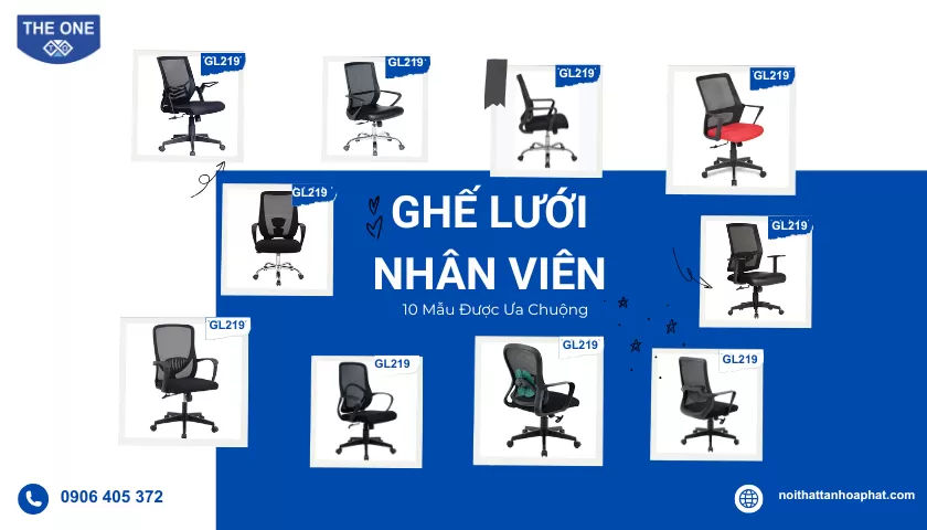 Nên Chọn Ghế Lưới Nhân Viên Nào? Gợi Ý 10 Mẫu Được Ưa Chuộng Nhất cho nhân viên văn phòng